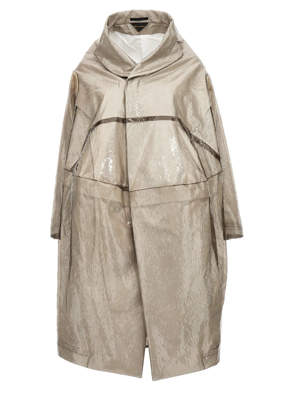 Comme Des Garçons Gray Polyethylene Coat