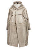 Comme Des Garçons Gray Polyethylene Coat