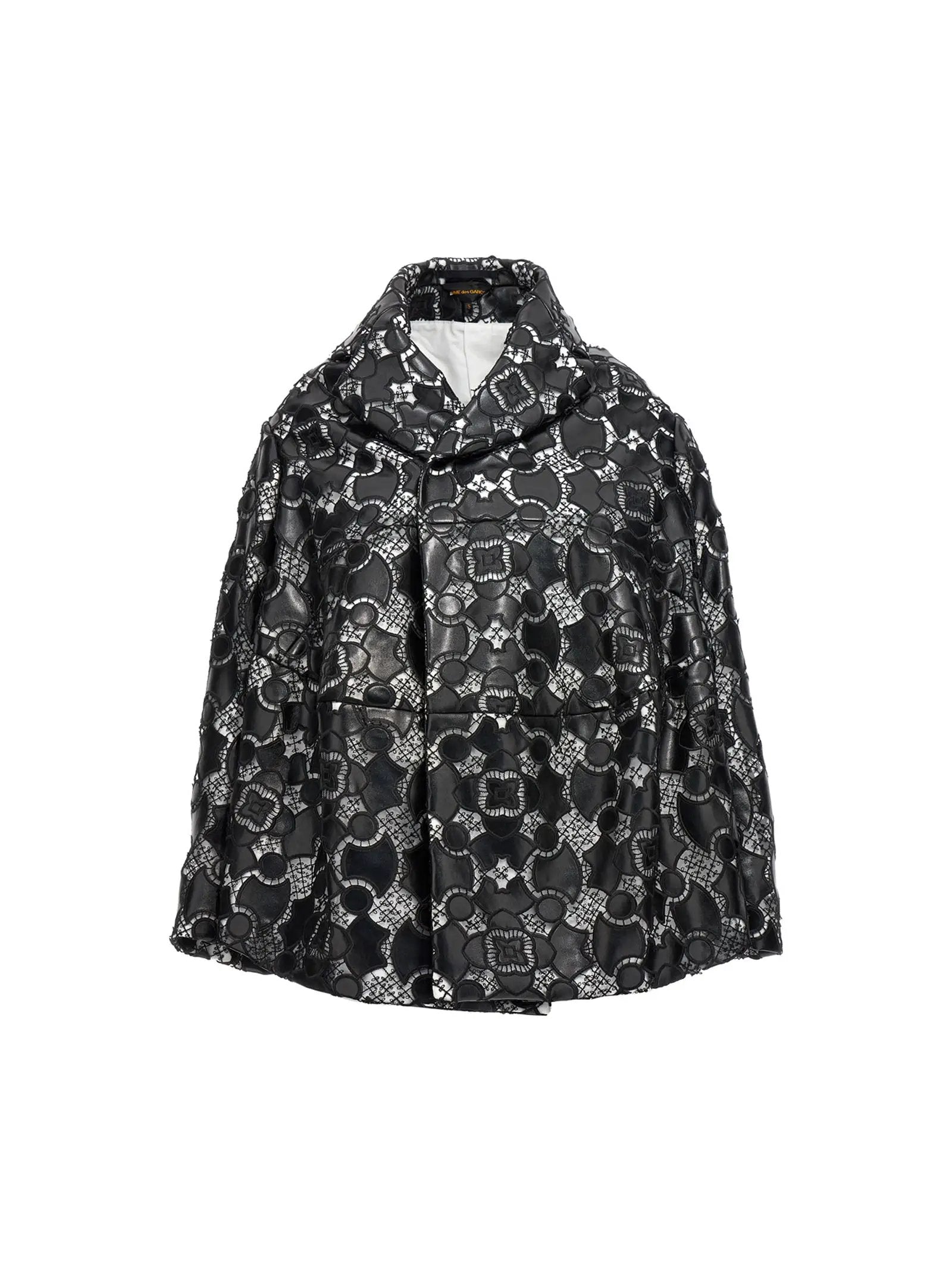 Comme Des Garçons Bicolor Polyethylene Leather Jacket
