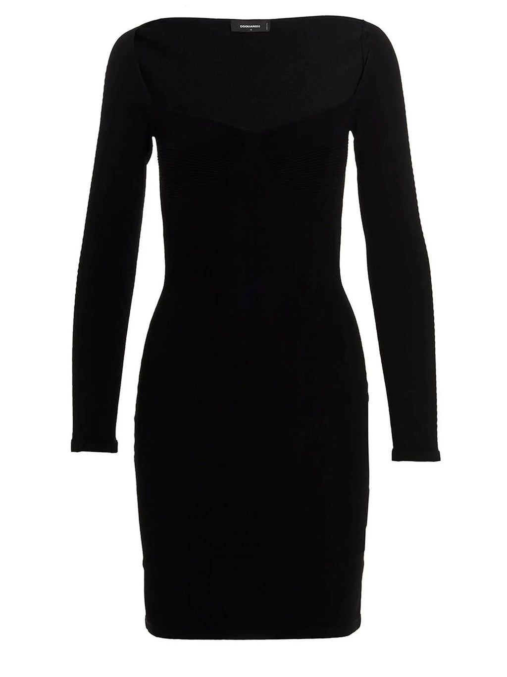 Dsquared² Black Viscose Mini Skirt