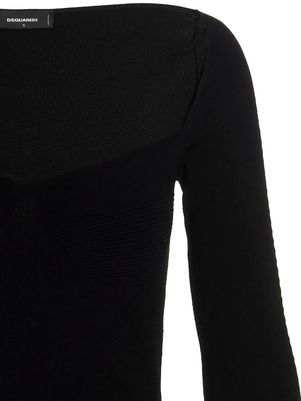 Dsquared² Black Viscose Mini Skirt