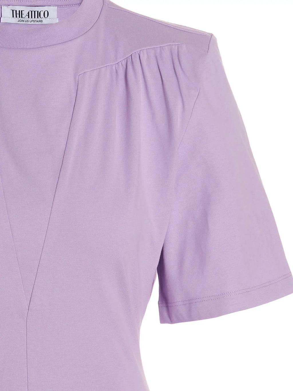 The Attico Purple Cotton T-Shirt