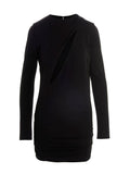 Versace Black Viscose Short Dress