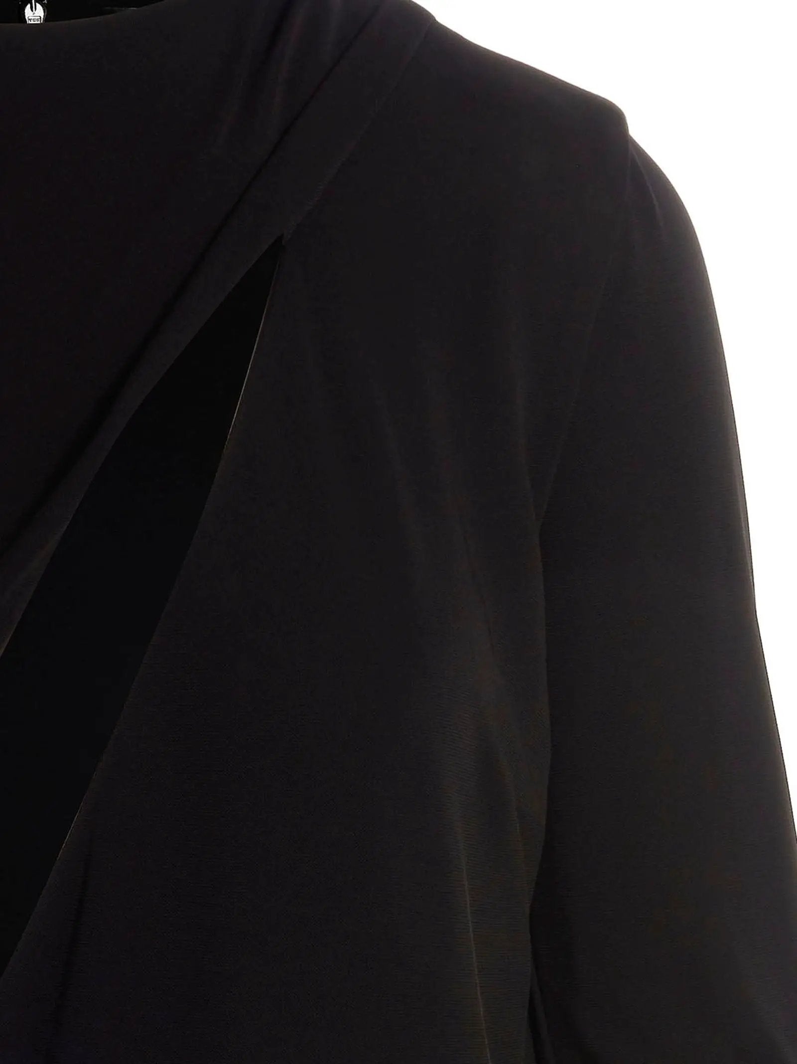 Versace Black Viscose Short Dress