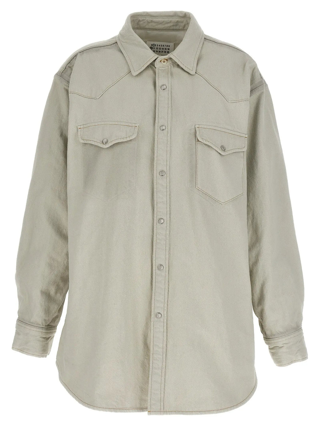 Maison Margiela White Cotton Denim Jacket