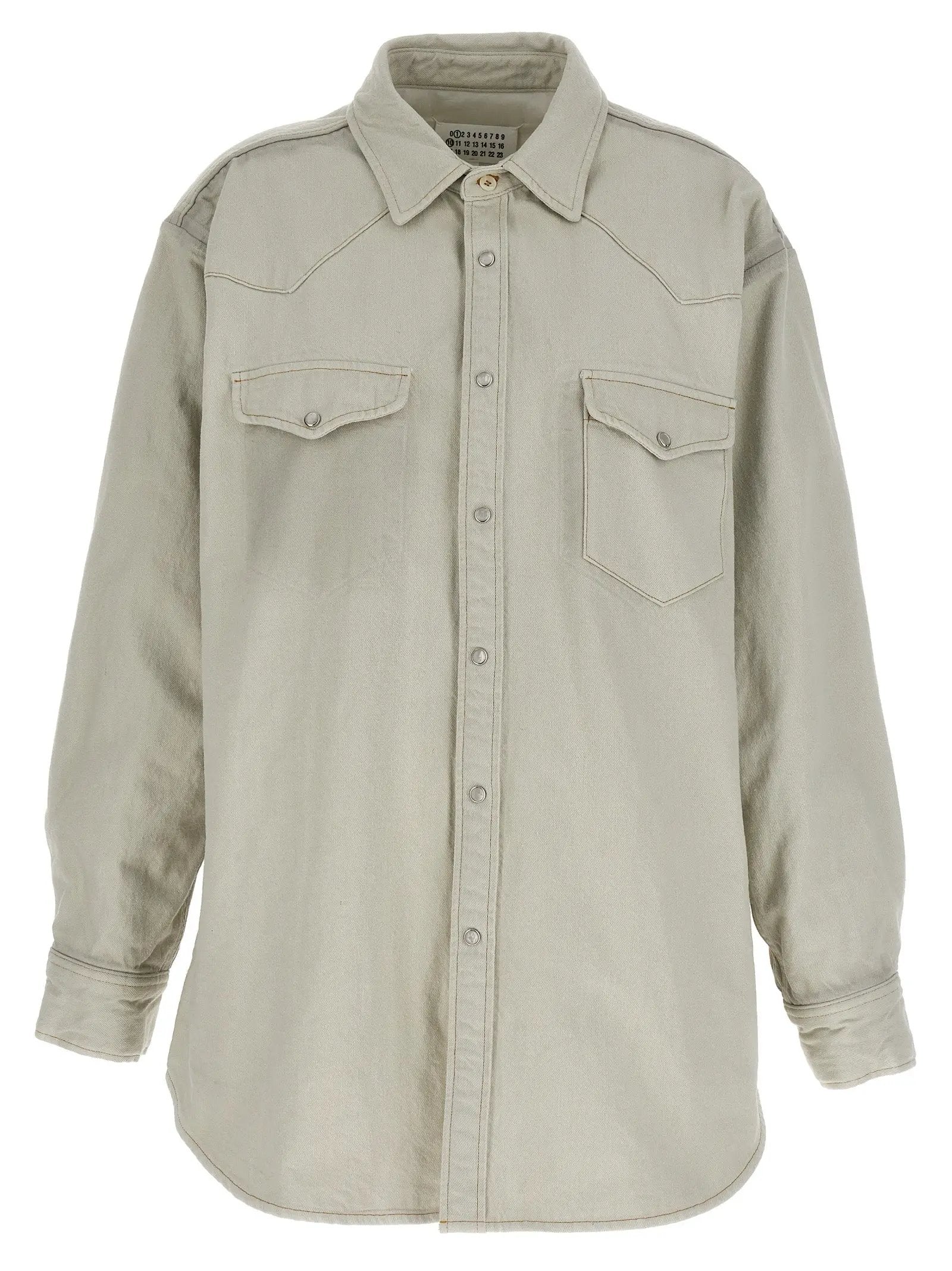 Maison Margiela White Cotton Denim Jacket
