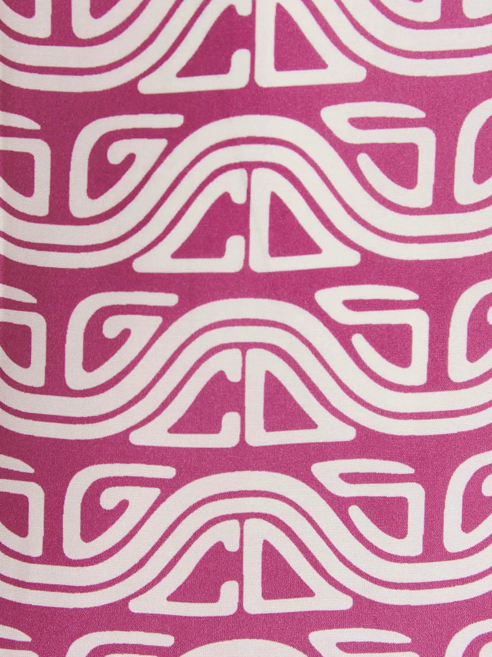 GCDS Fuchsia Viscose Blouse