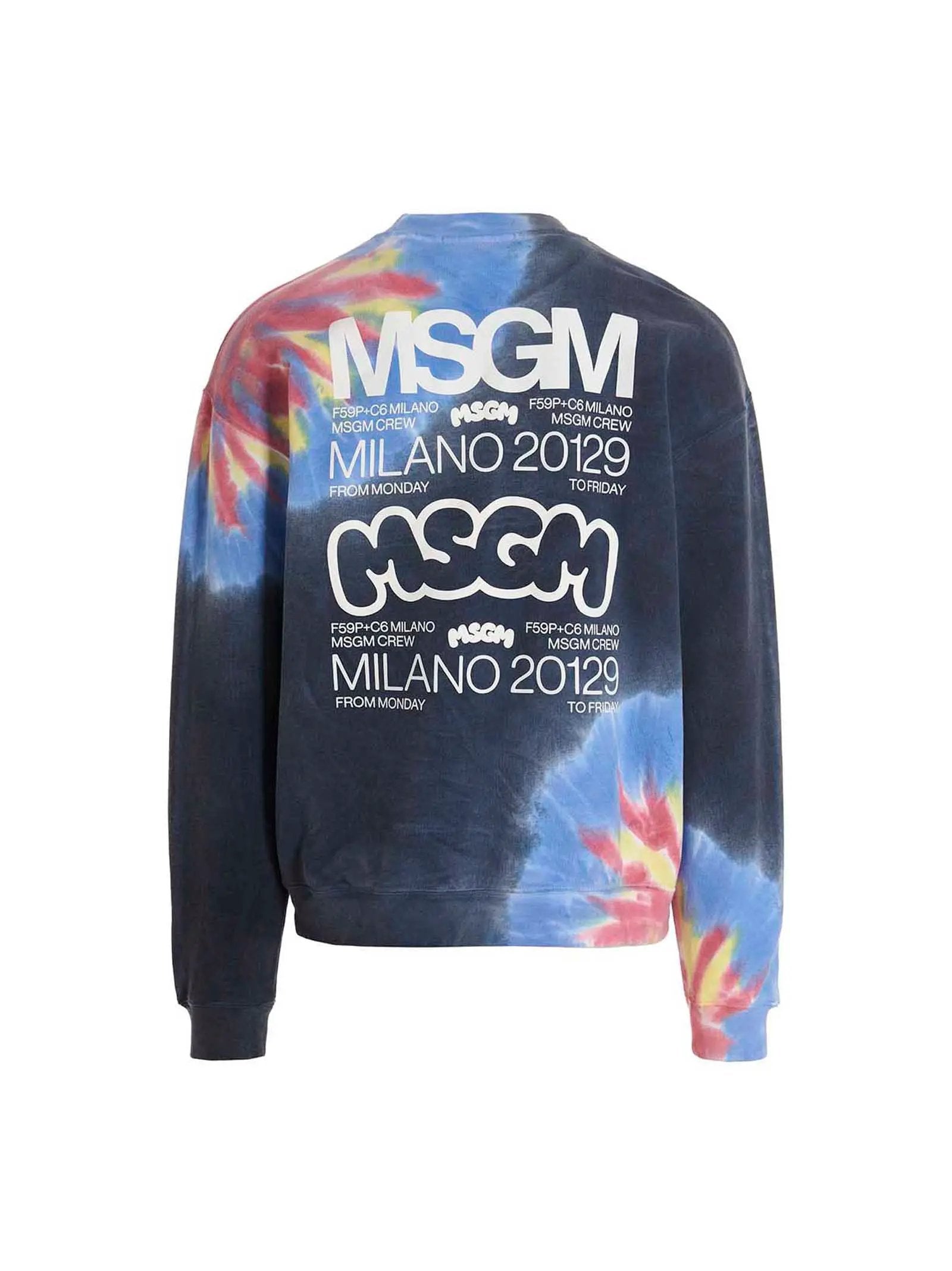 MSGM Multicolor Cotton Sweatshirt