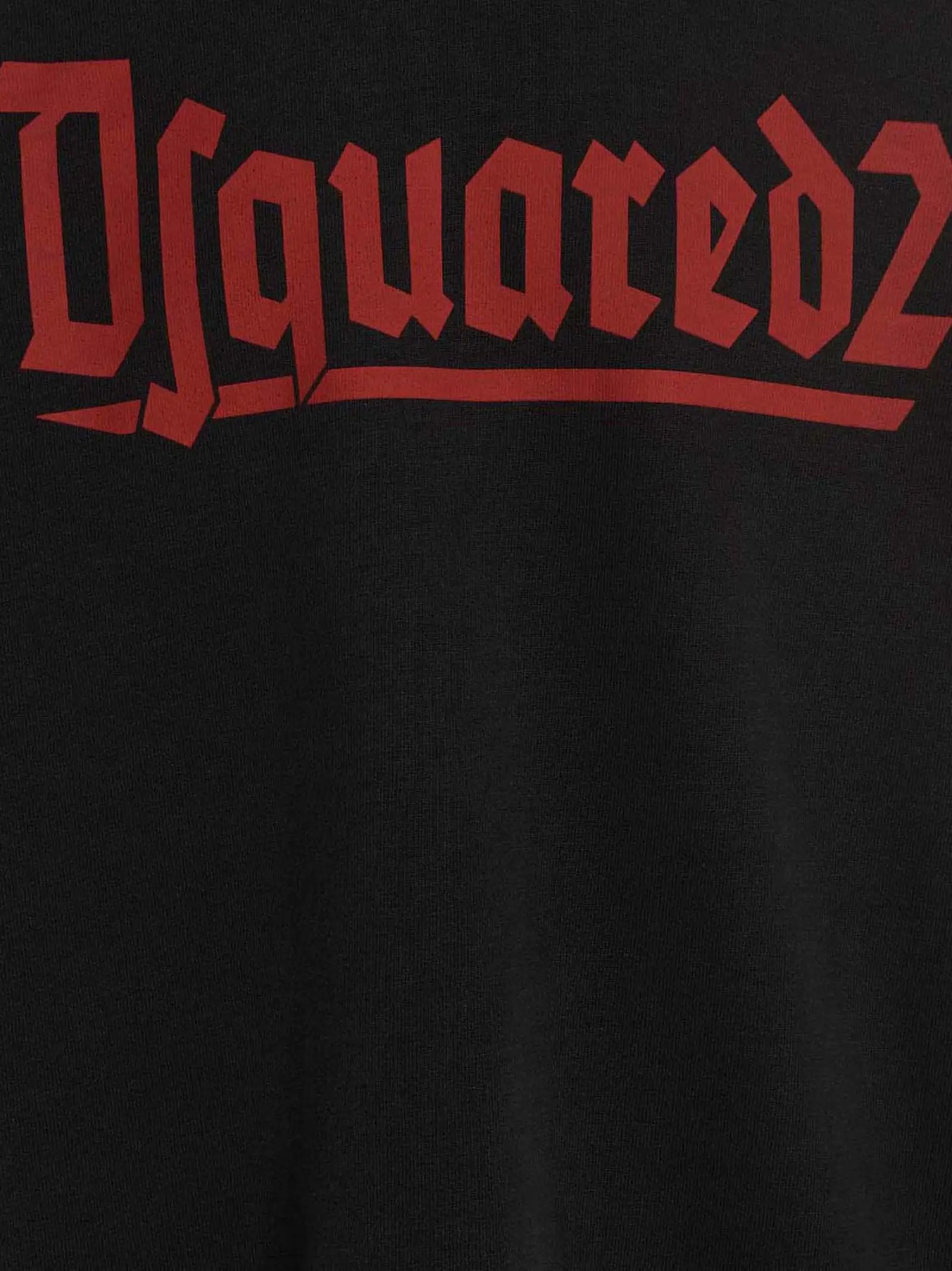 Dsquared² Black Cotton Sweatshirt