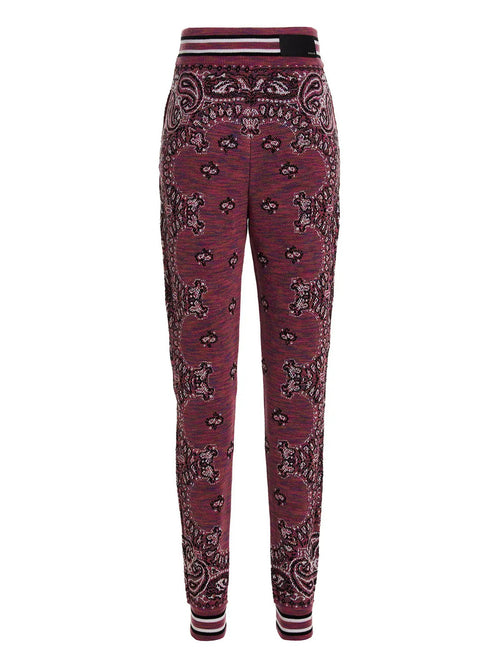Pantalon de jogging Amiri en coton violet (Pantalon d'entraînement)