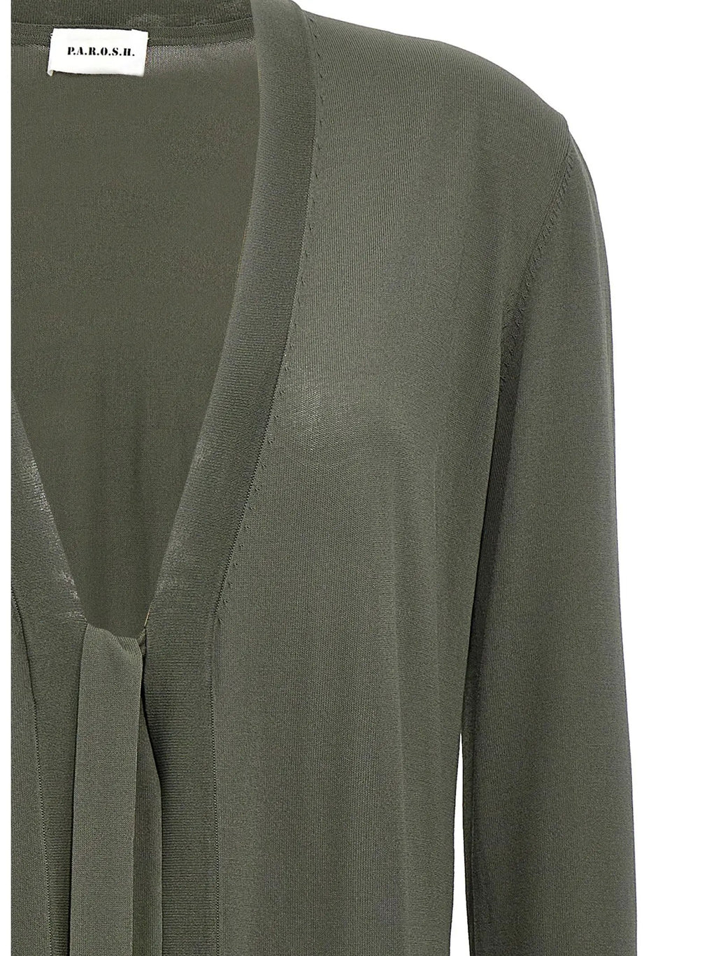 P.A.R.O.S.H. Bicolor Viscose Cardigan