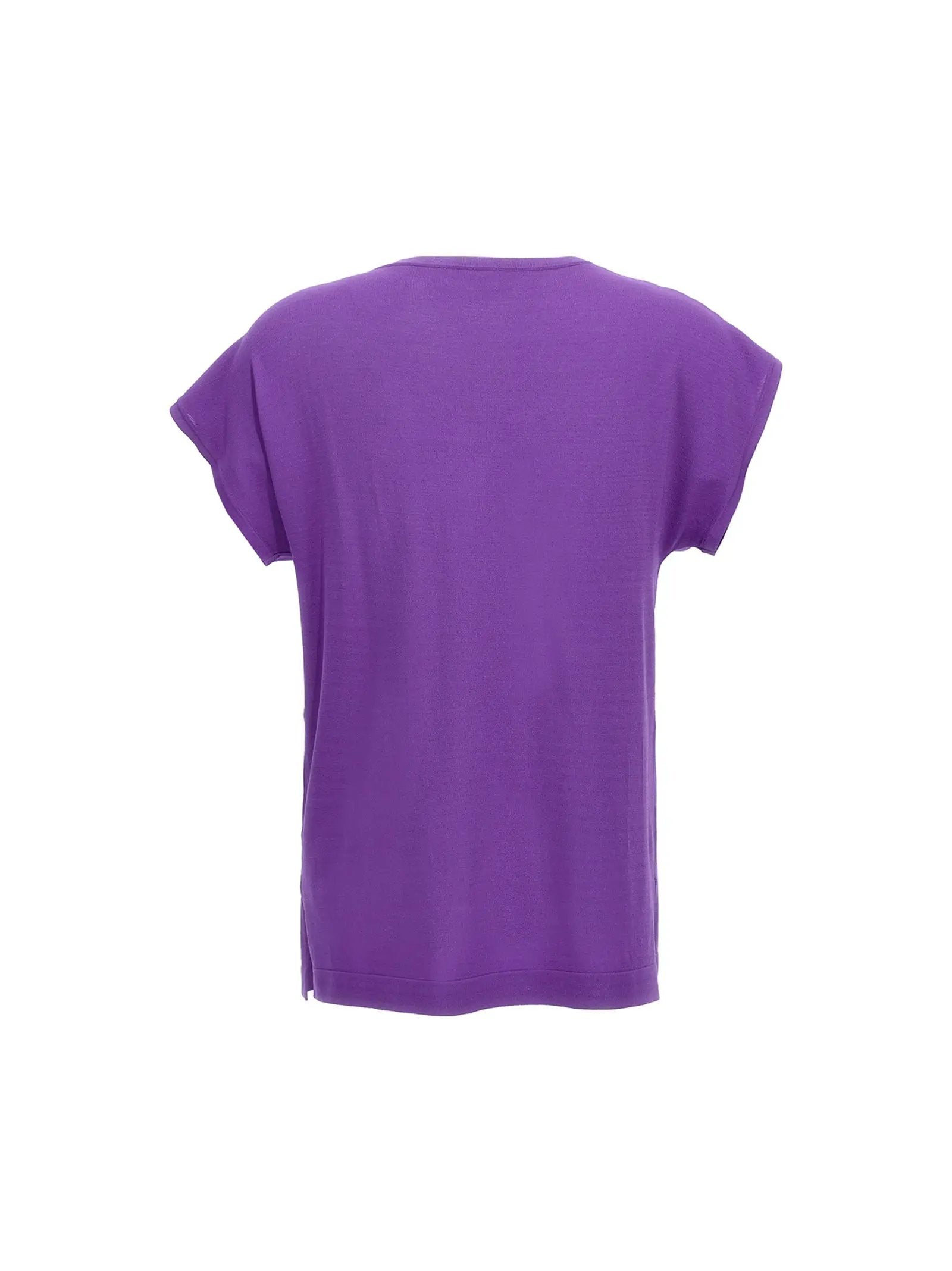 T-shirt violet en viscose P.A.R.O.S.H.