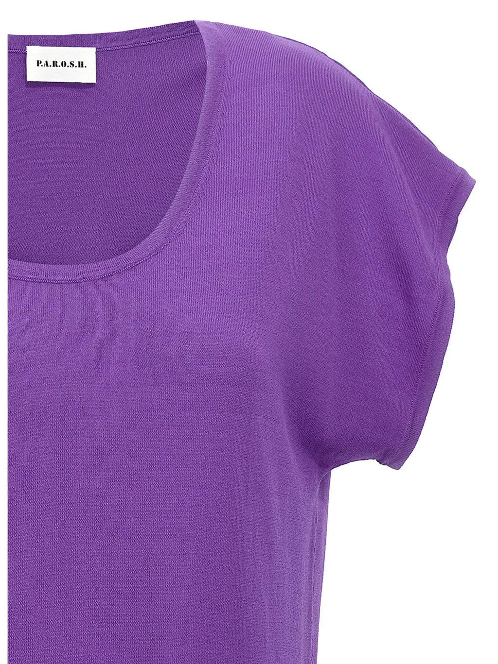 T-shirt violet en viscose P.A.R.O.S.H.