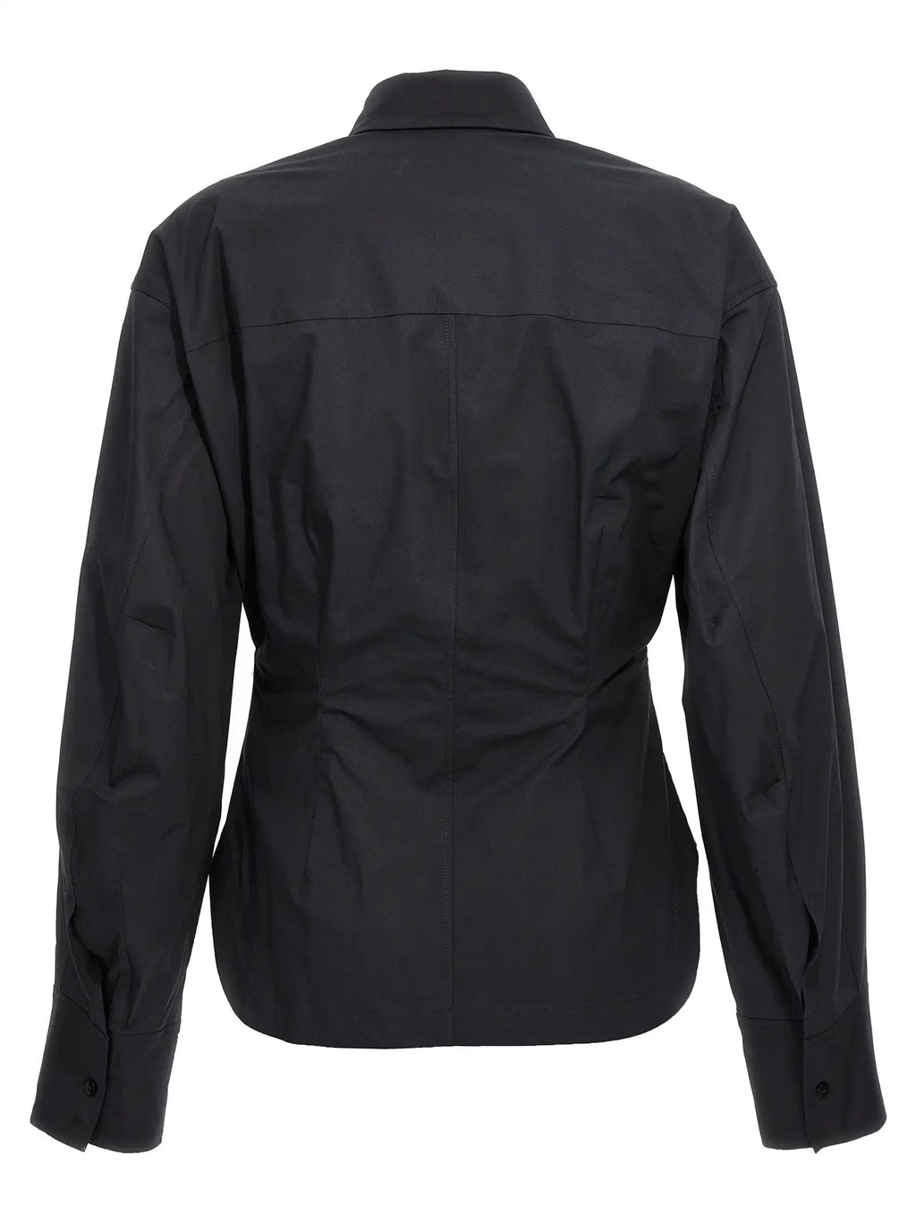 The Attico Black Cotton Blouse