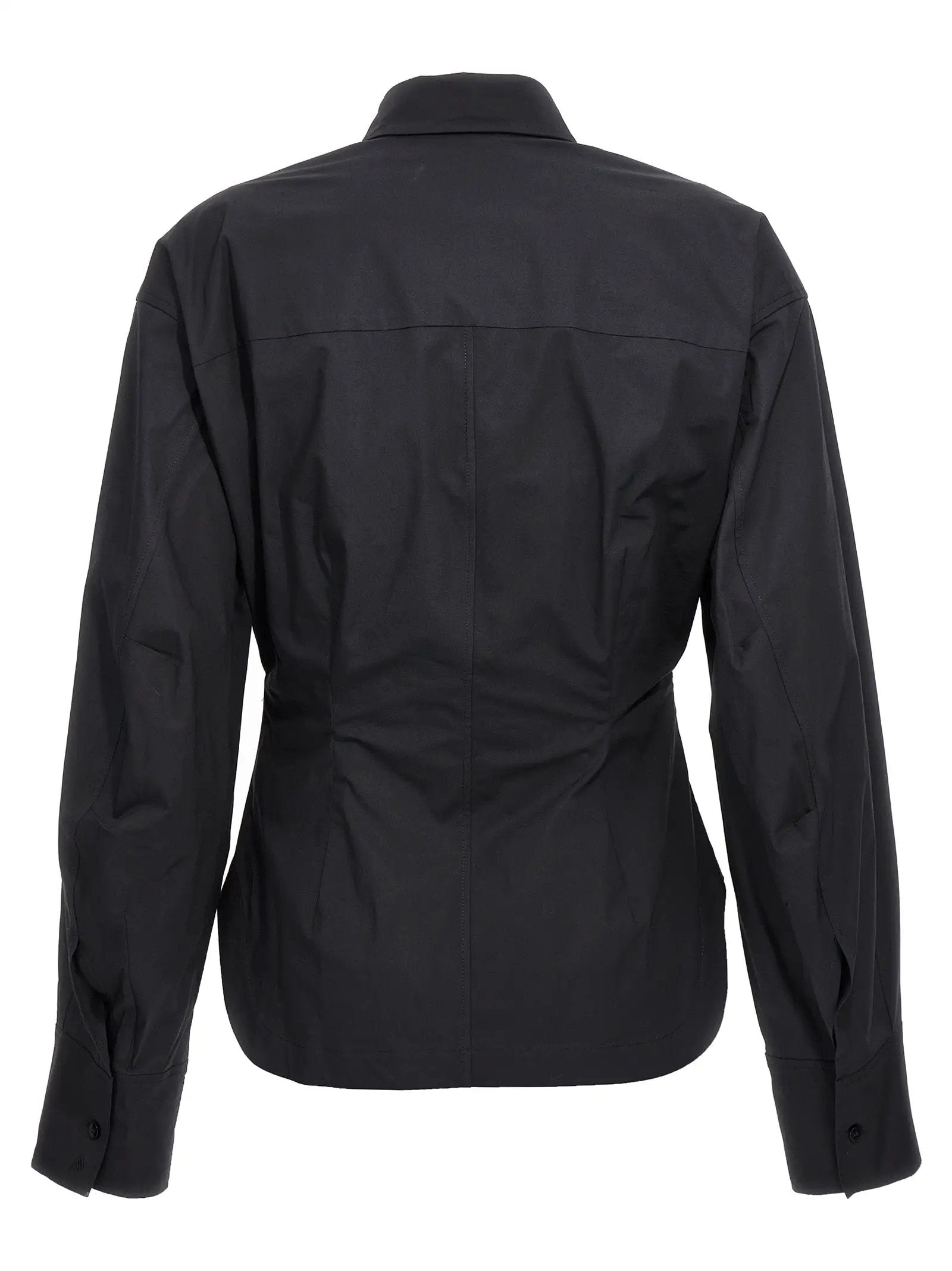 The Attico Black Cotton Blouse