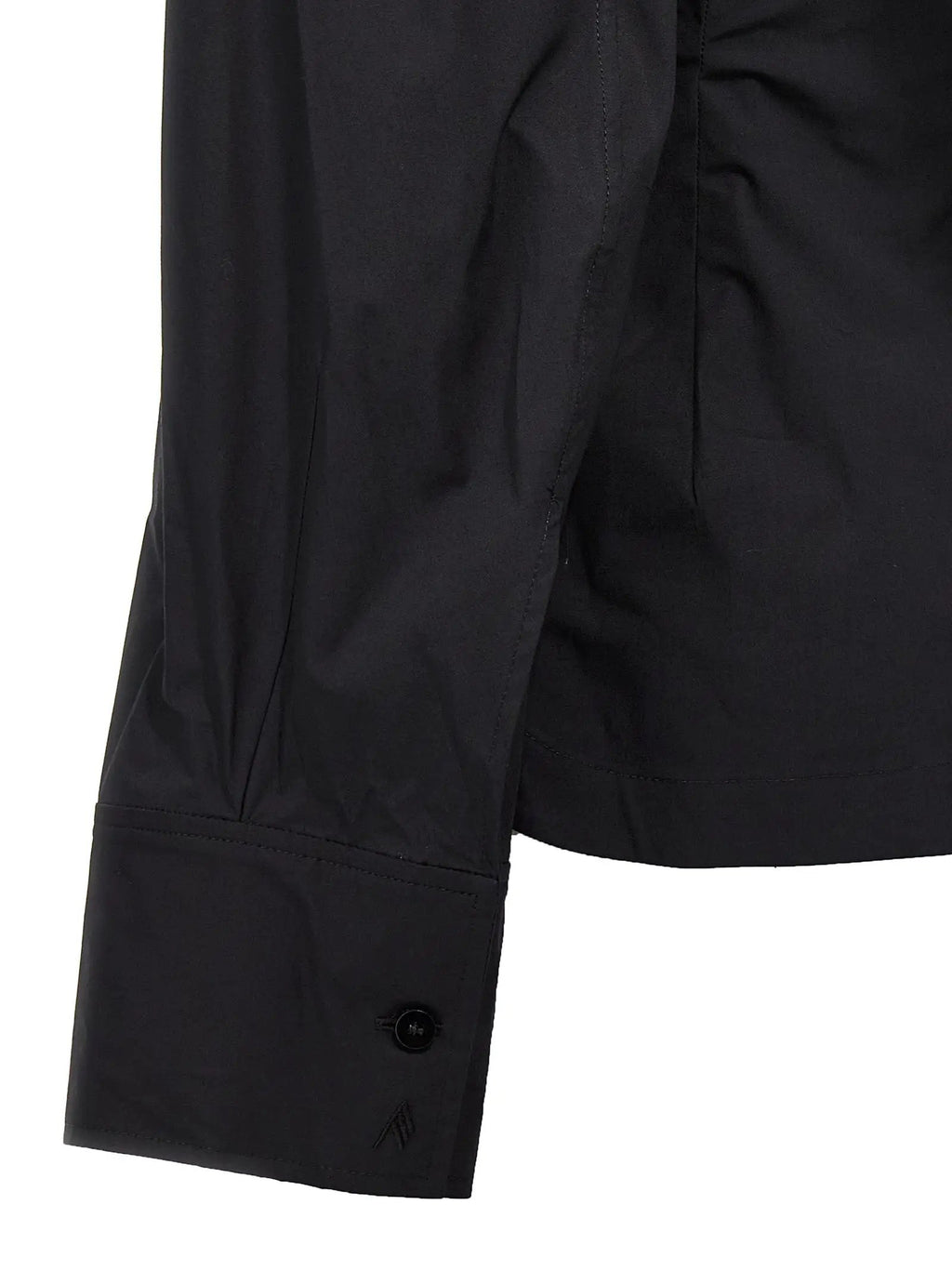 The Attico Black Cotton Blouse