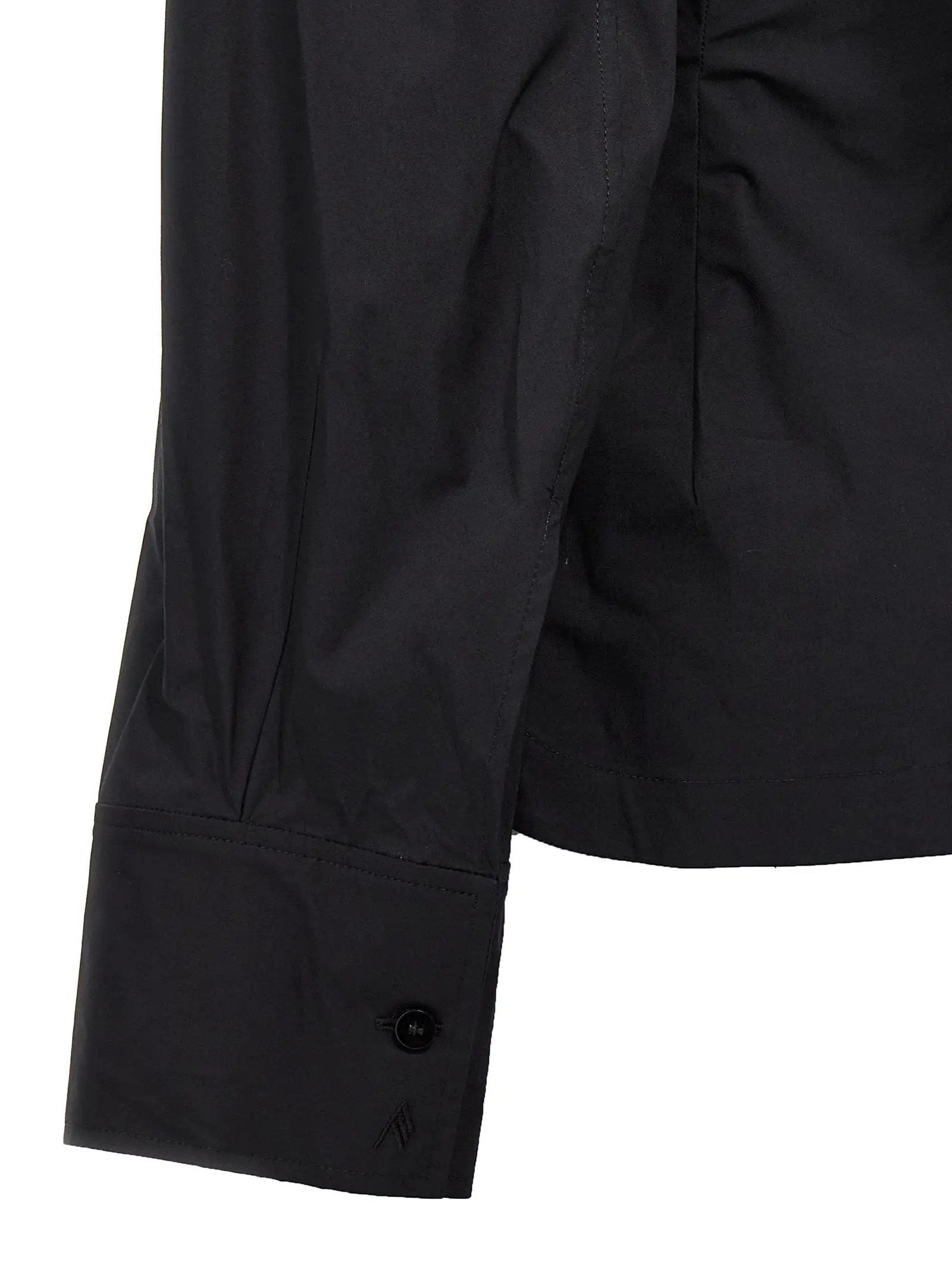 The Attico Black Cotton Blouse