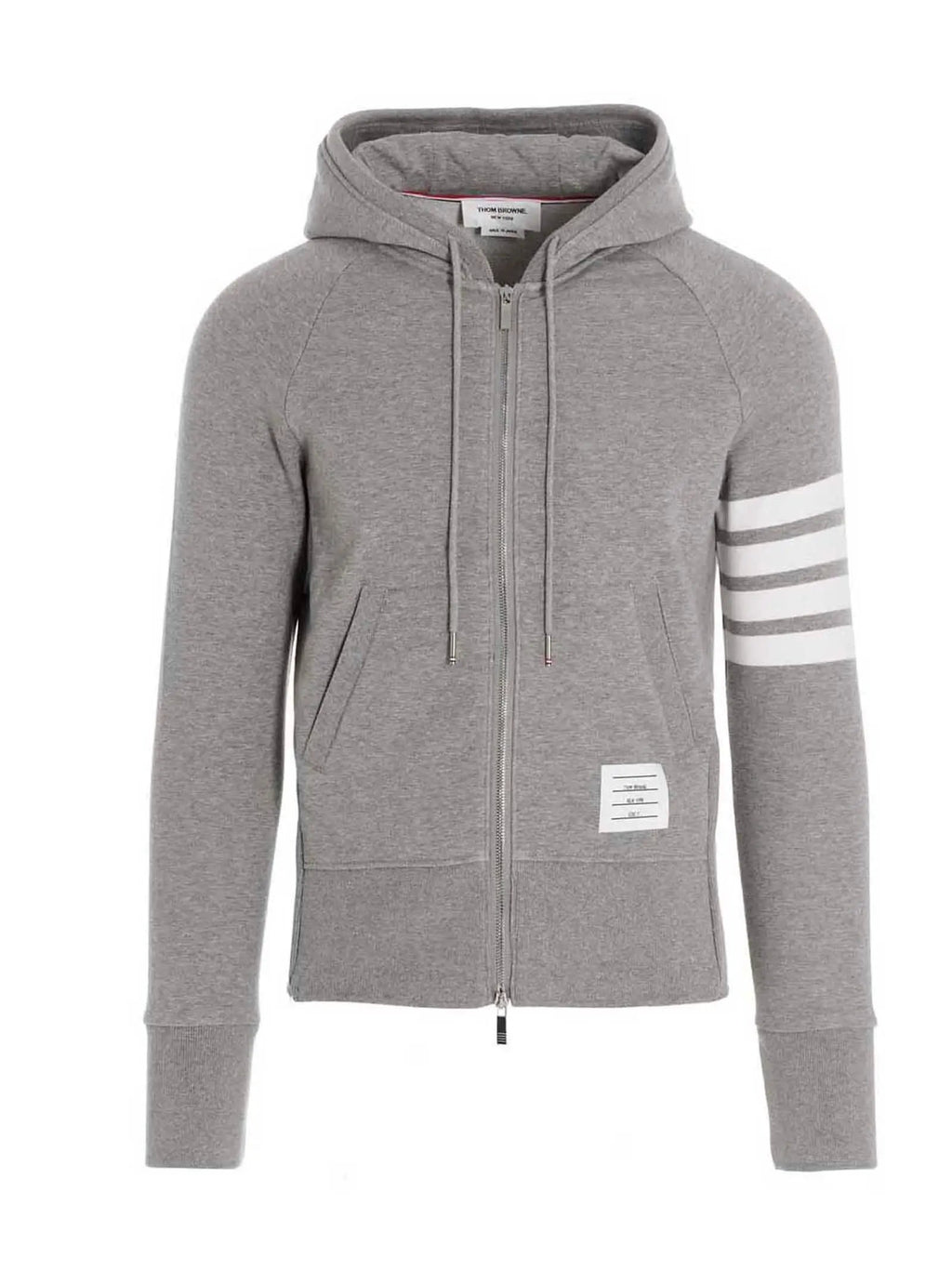 Thom Browne Gray Cotton Sweatshirt