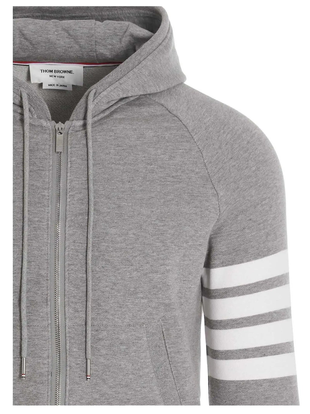 Thom Browne Gray Cotton Sweatshirt