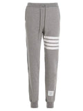 Thom Browne Gray Cotton Joggers (Workout Pants)