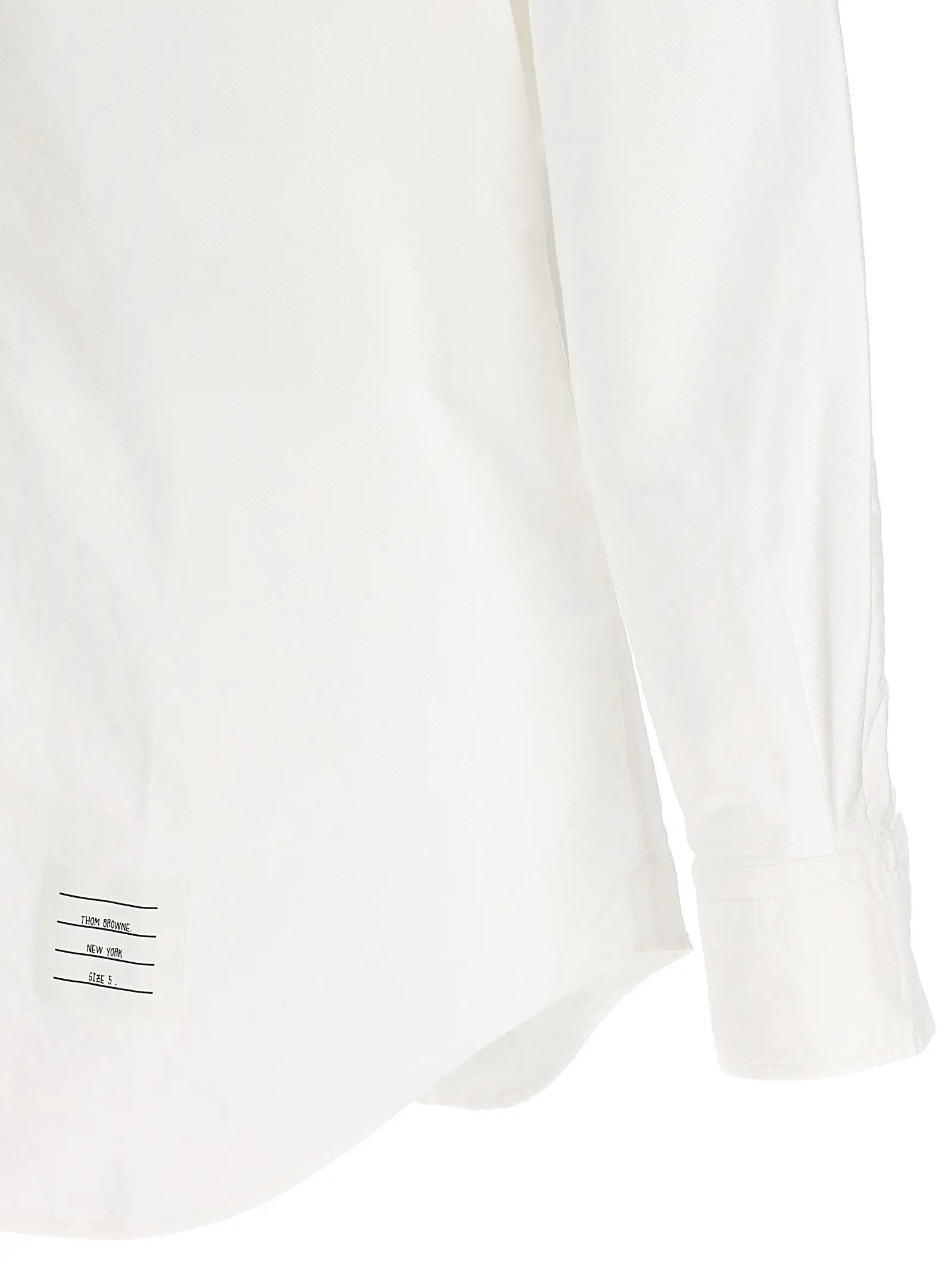 Thom Browne White Cotton Blouse