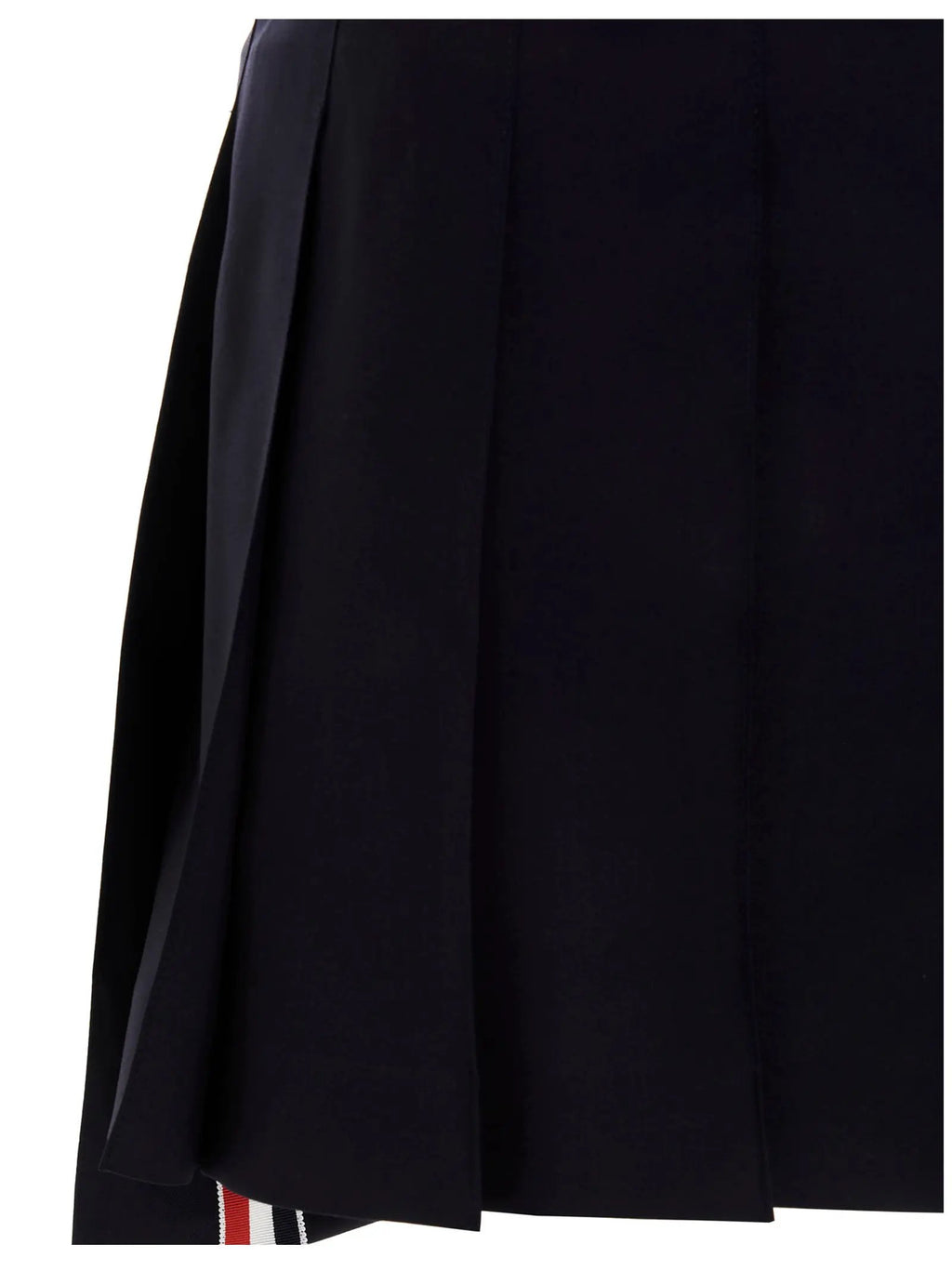 Thom Browne Blue Wool Long Skirt