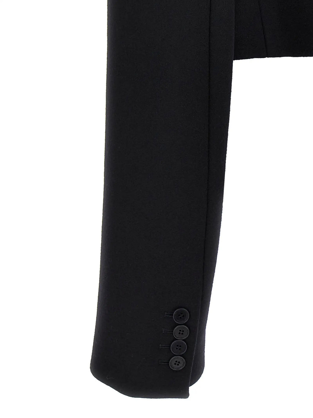 Stella McCartney Black Wool Full-Length Jacket