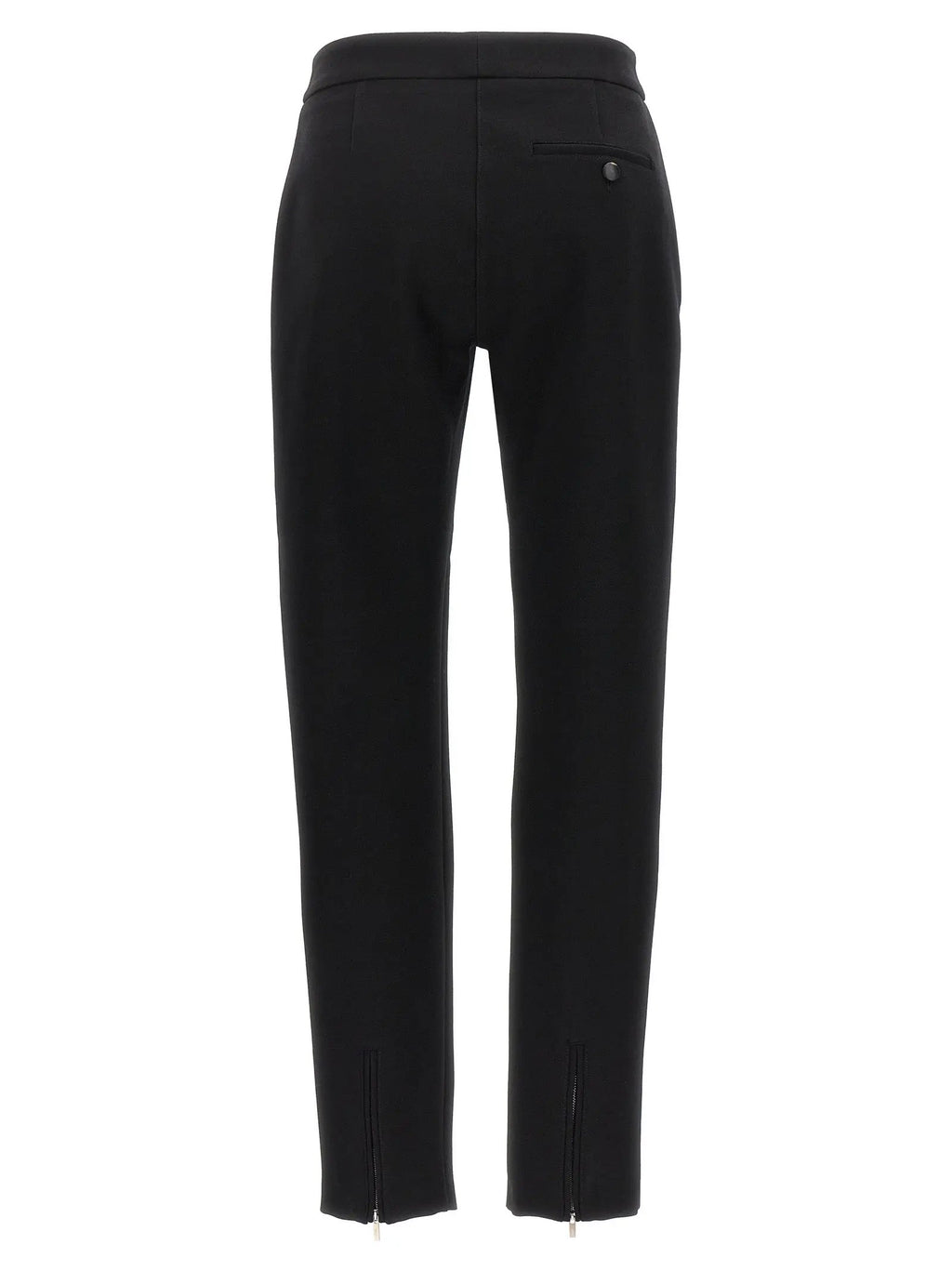 Ferragamo Black Elastane Skinny Pants