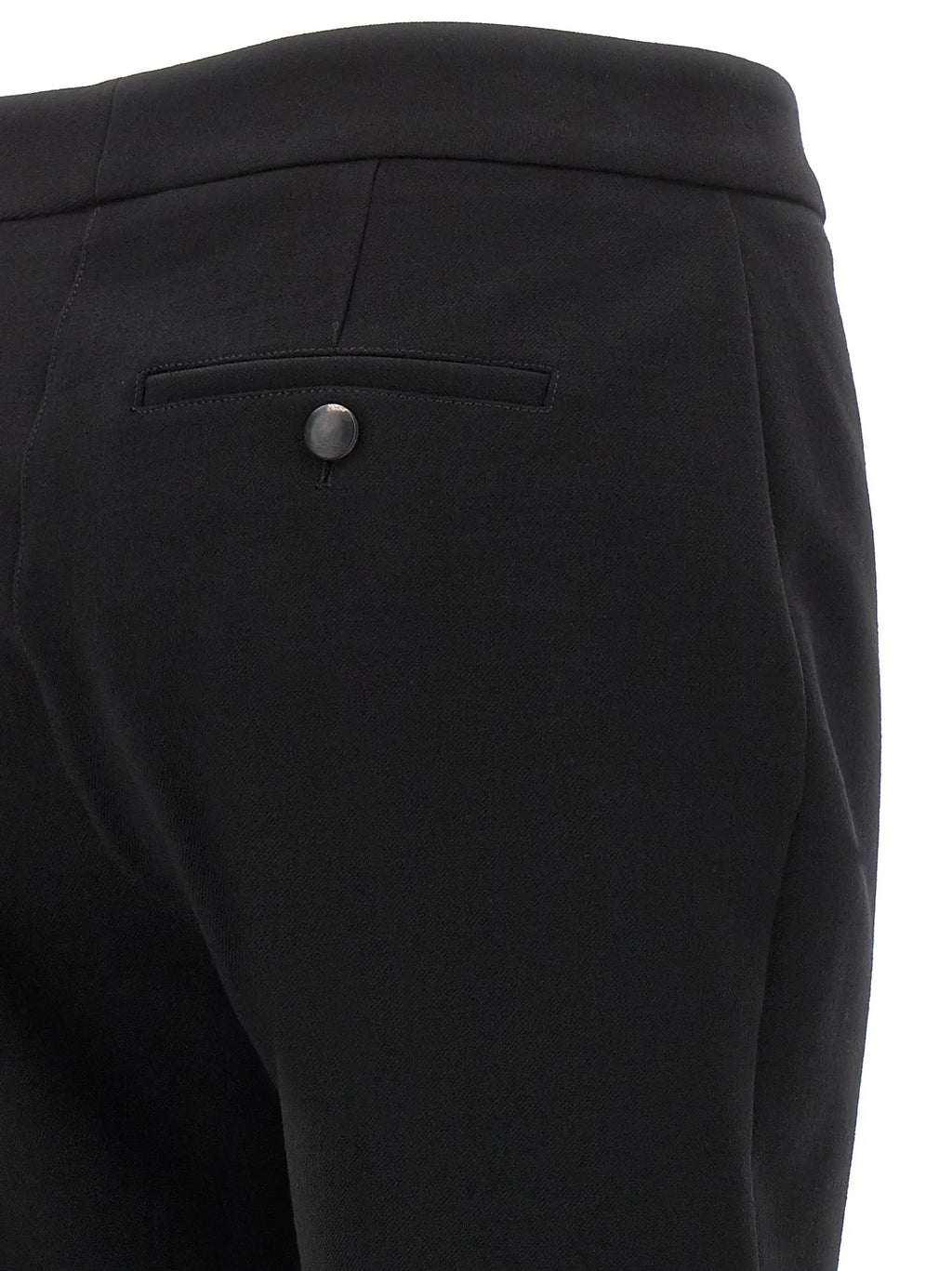 Ferragamo Black Elastane Skinny Pants