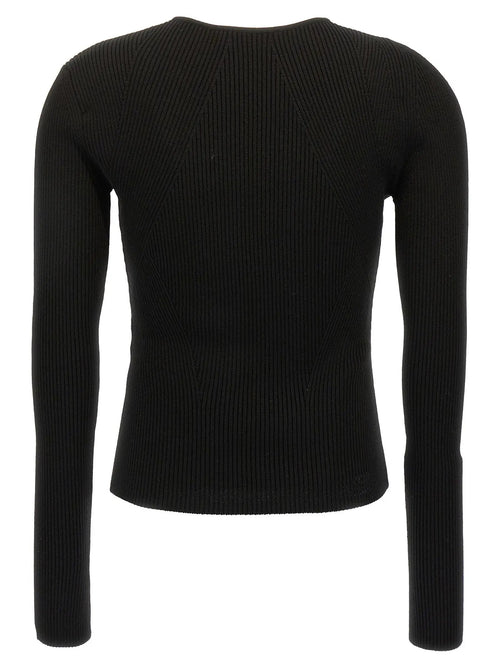 Gilet en laine noire Alexander McQueen