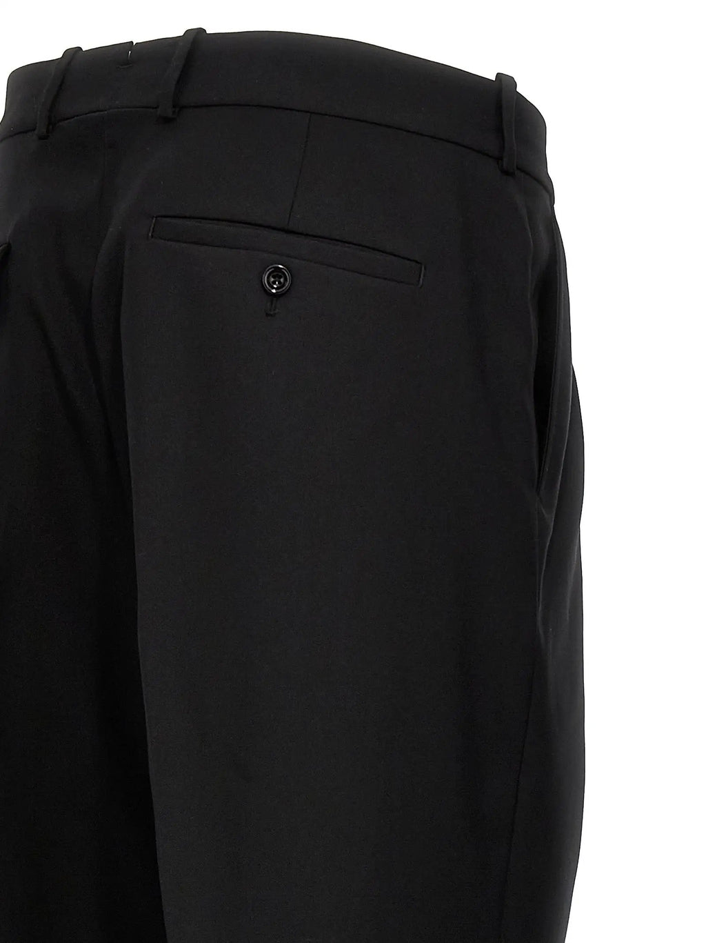 Alexander McQueen Black Wool Dress Pants