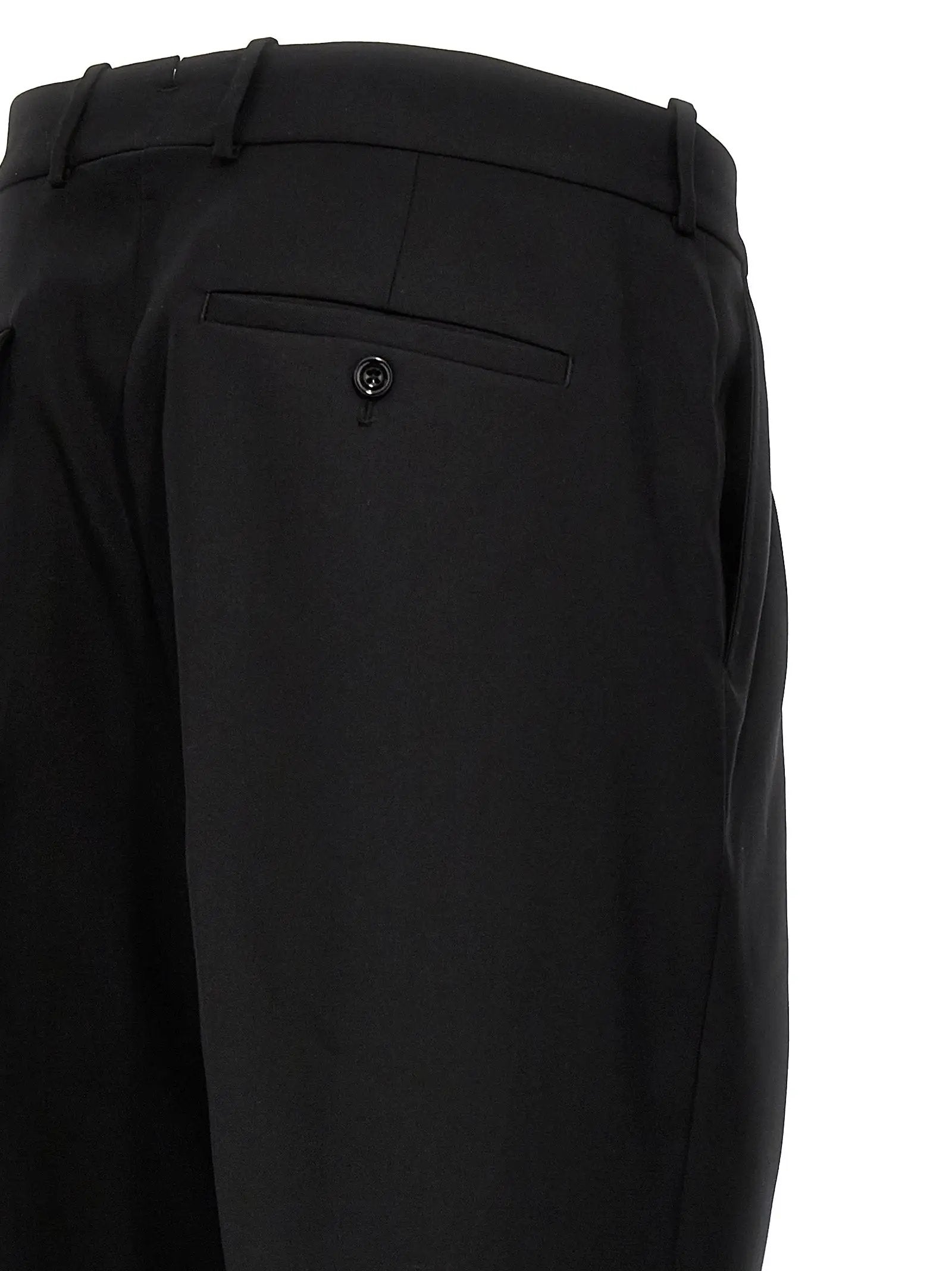 Alexander McQueen Black Wool Dress Pants