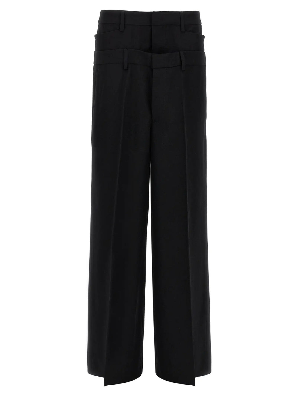 Dsquared² Black Virgin Wool Dress Pants