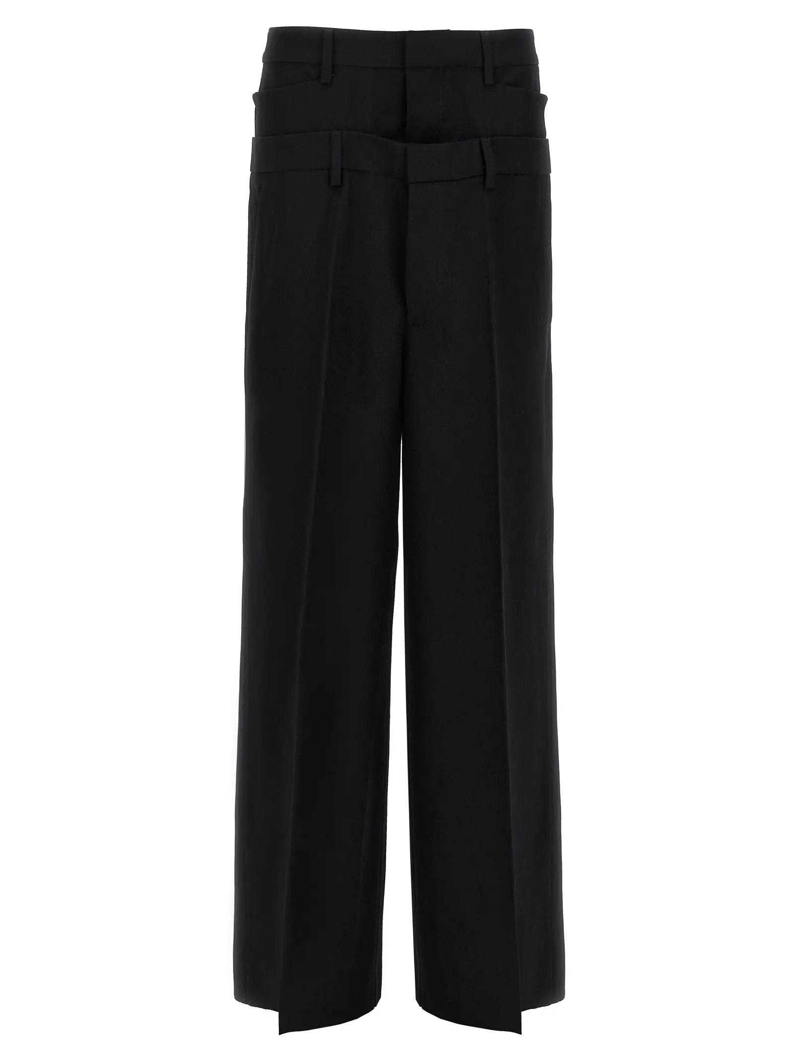 Dsquared² Black Virgin Wool Dress Pants
