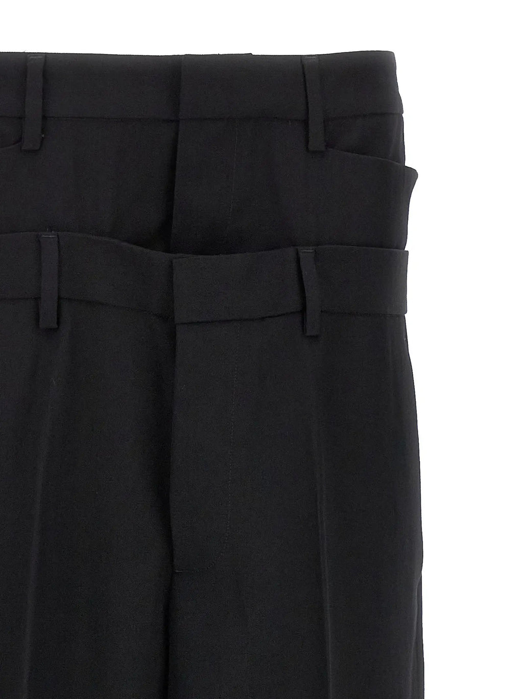 Dsquared² Black Virgin Wool Dress Pants