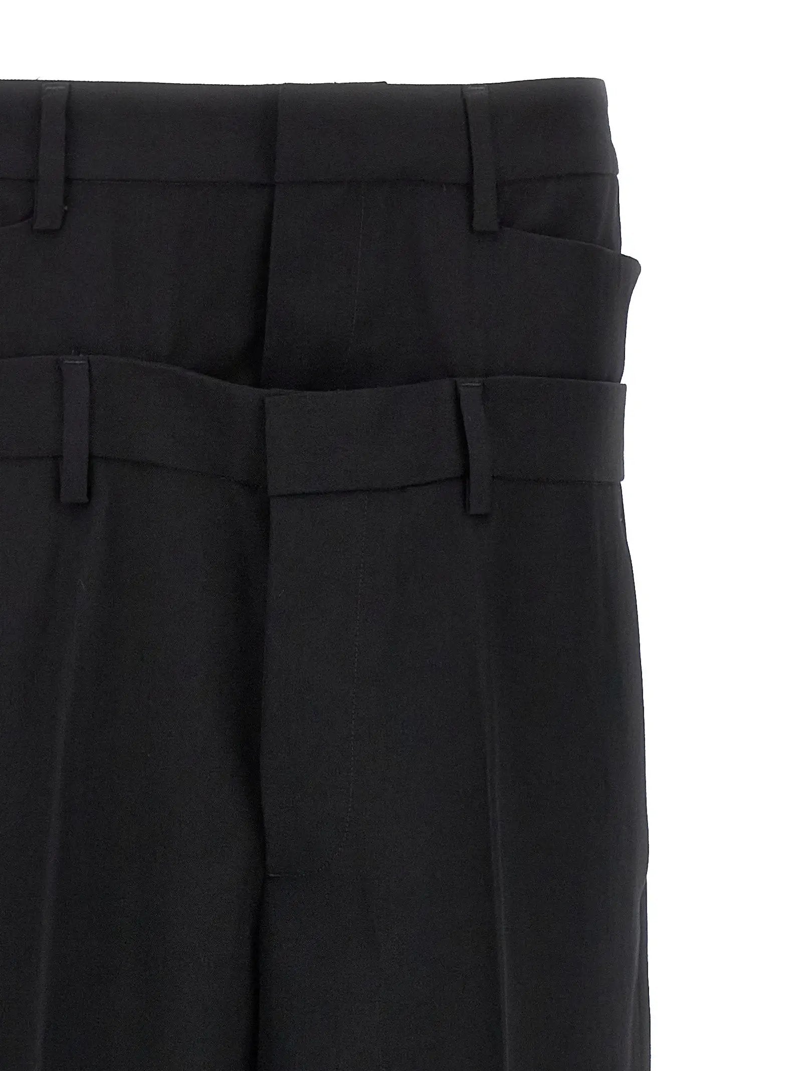 Dsquared² Black Virgin Wool Dress Pants