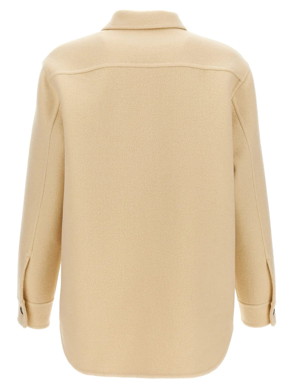 Jil Sander Beige Virgin Wool Coat