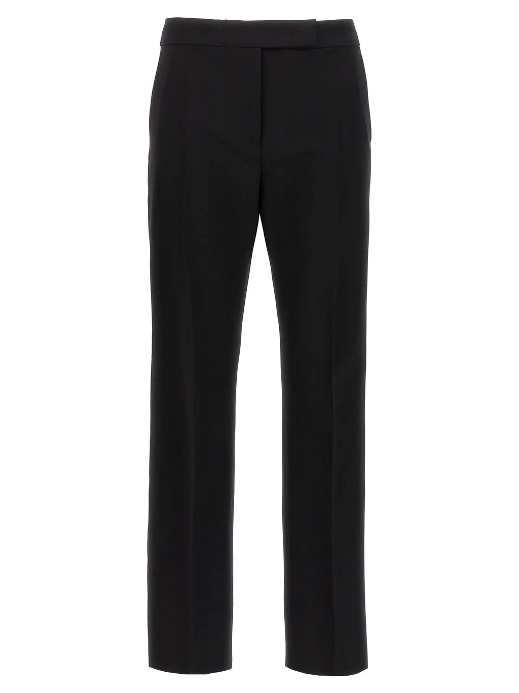 Max Mara Black Virgin Wool Dress Pants