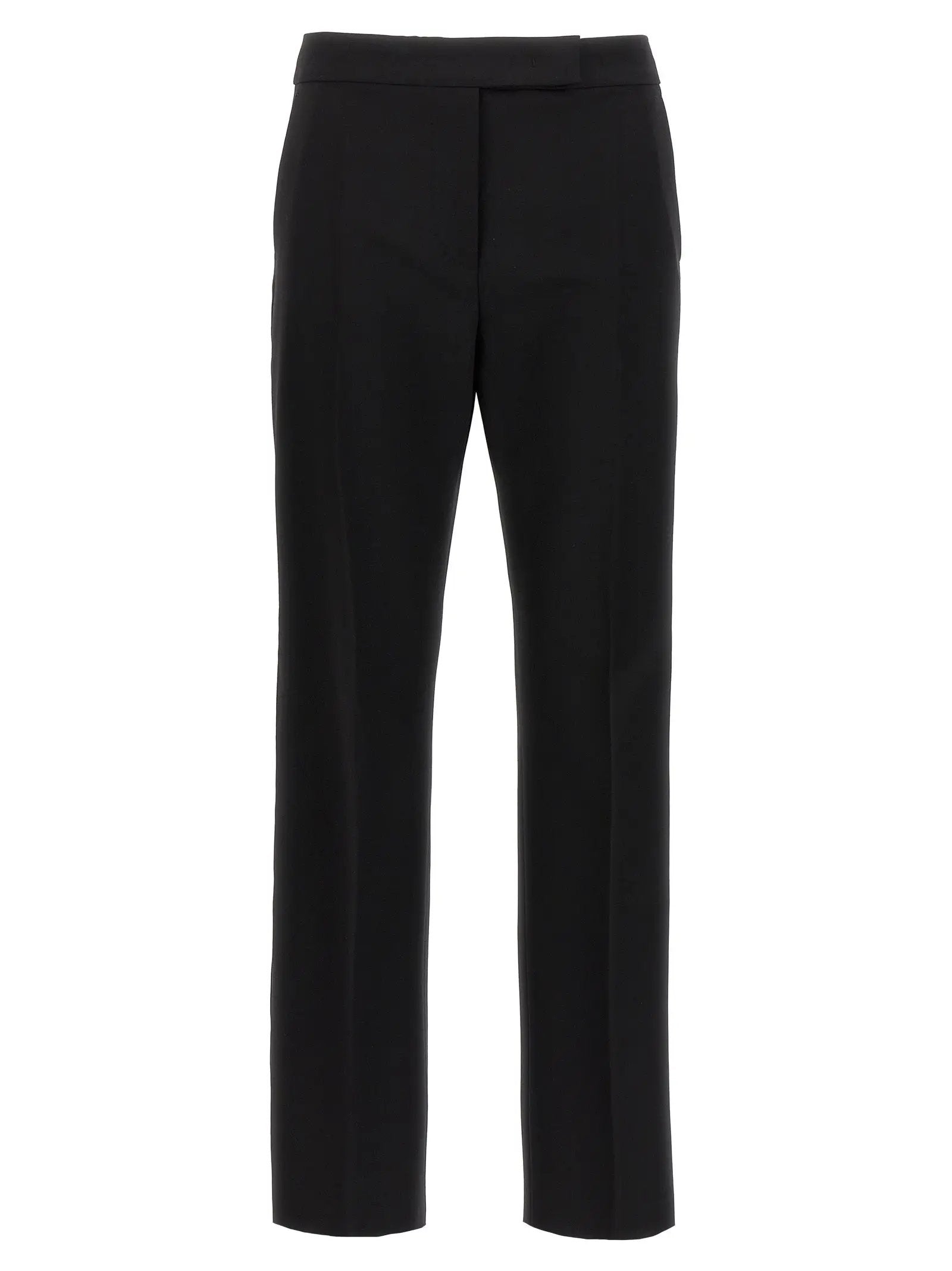 Max Mara Black Virgin Wool Dress Pants
