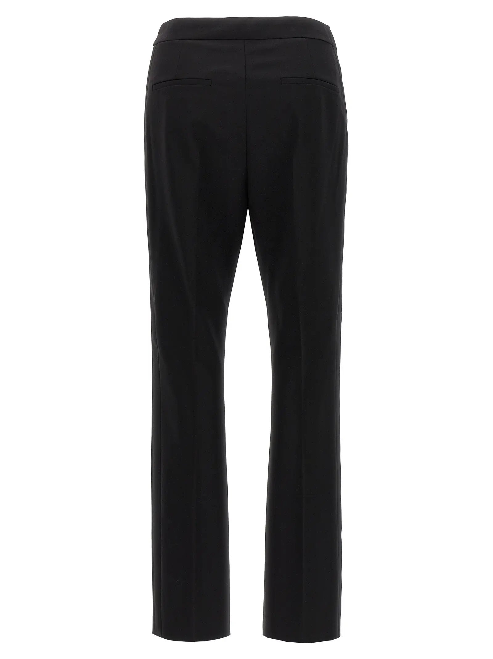 Max Mara Black Virgin Wool Dress Pants