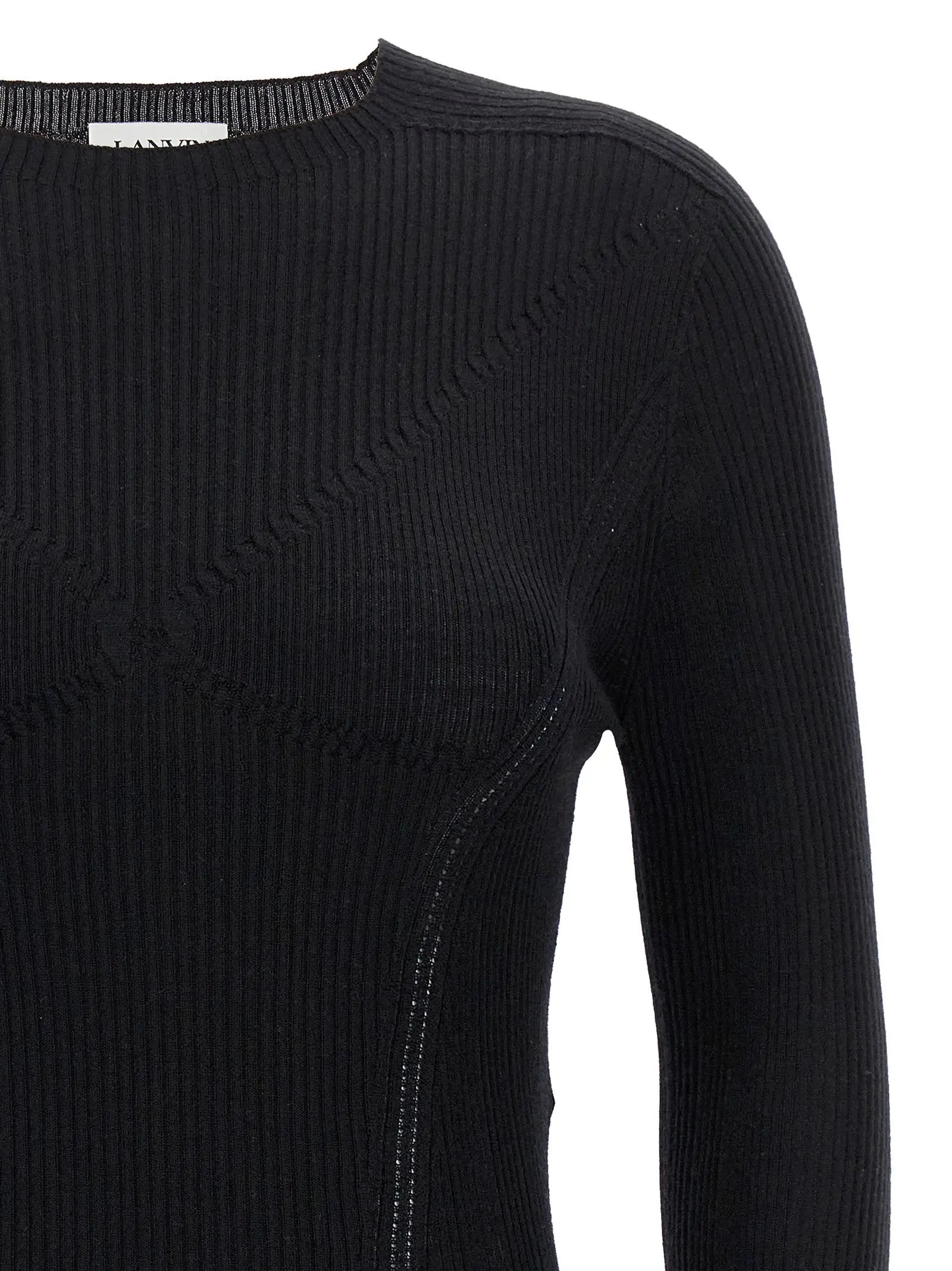 Lanvin Black Cashmere Cardigan