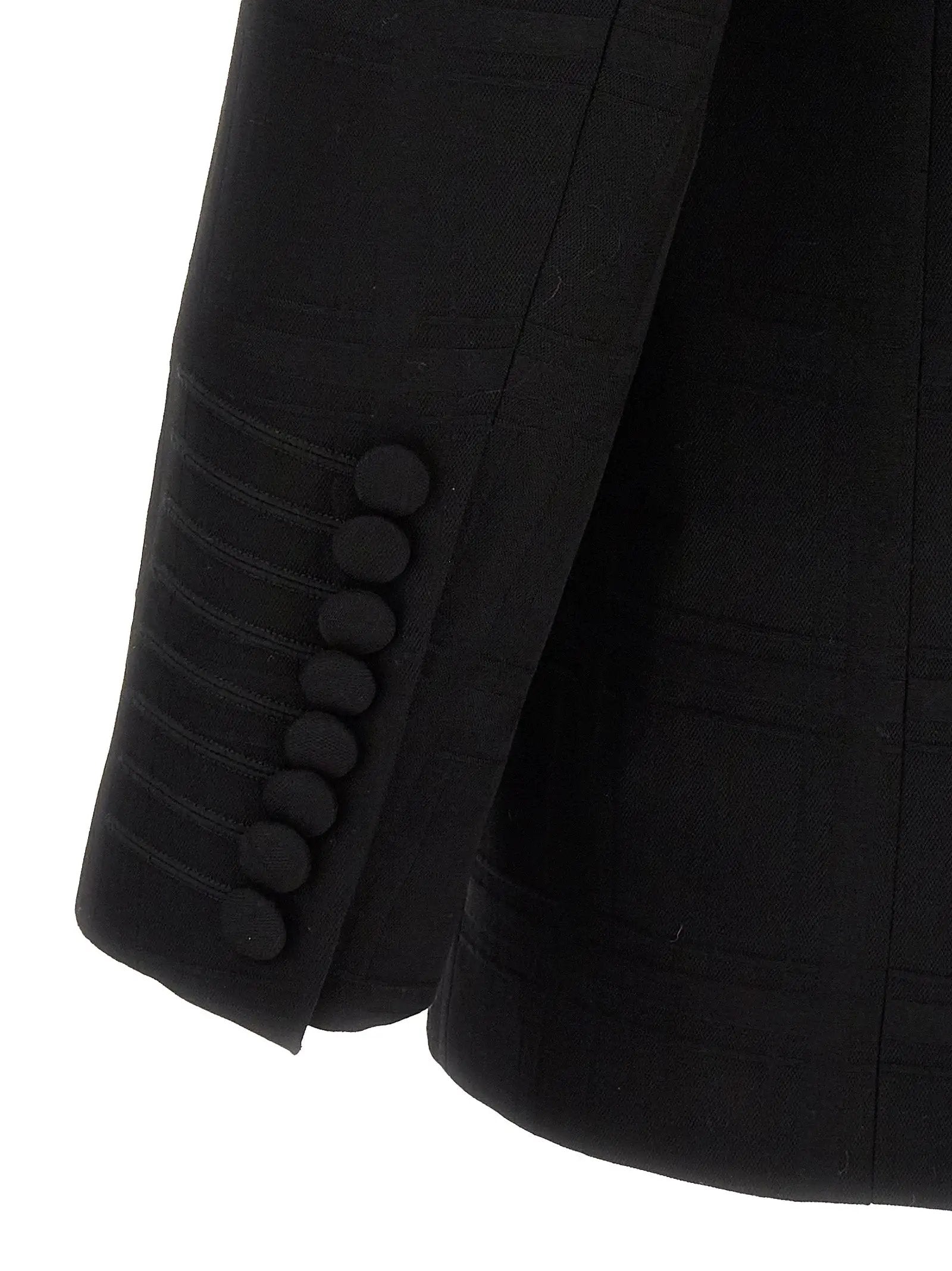 Etro Black Virgin Wool Blazer
