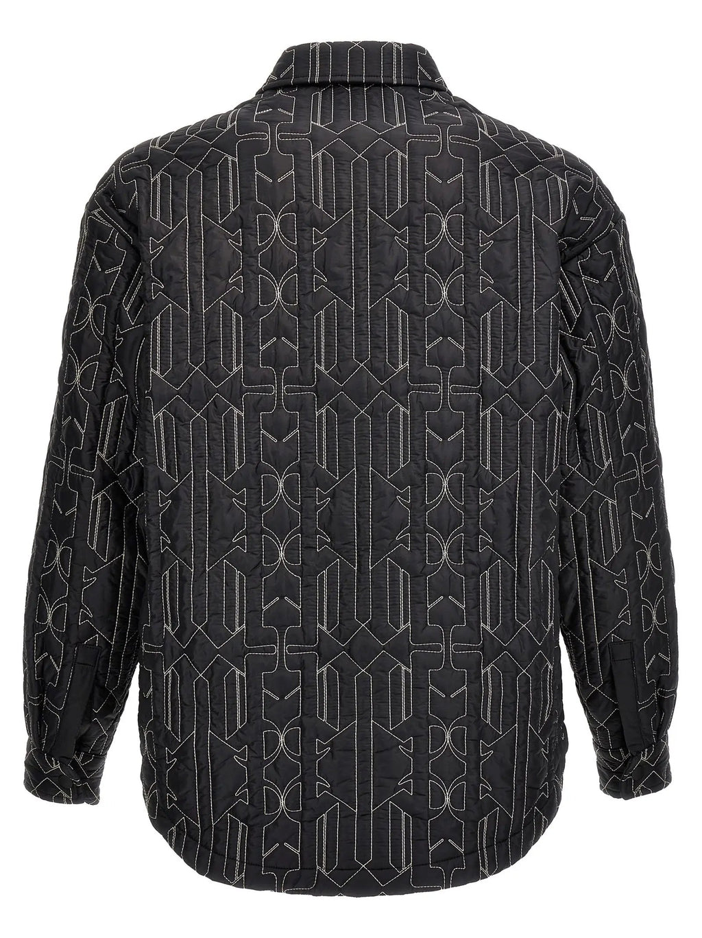 Palm Angels Gray Polyamide Shell Jacket