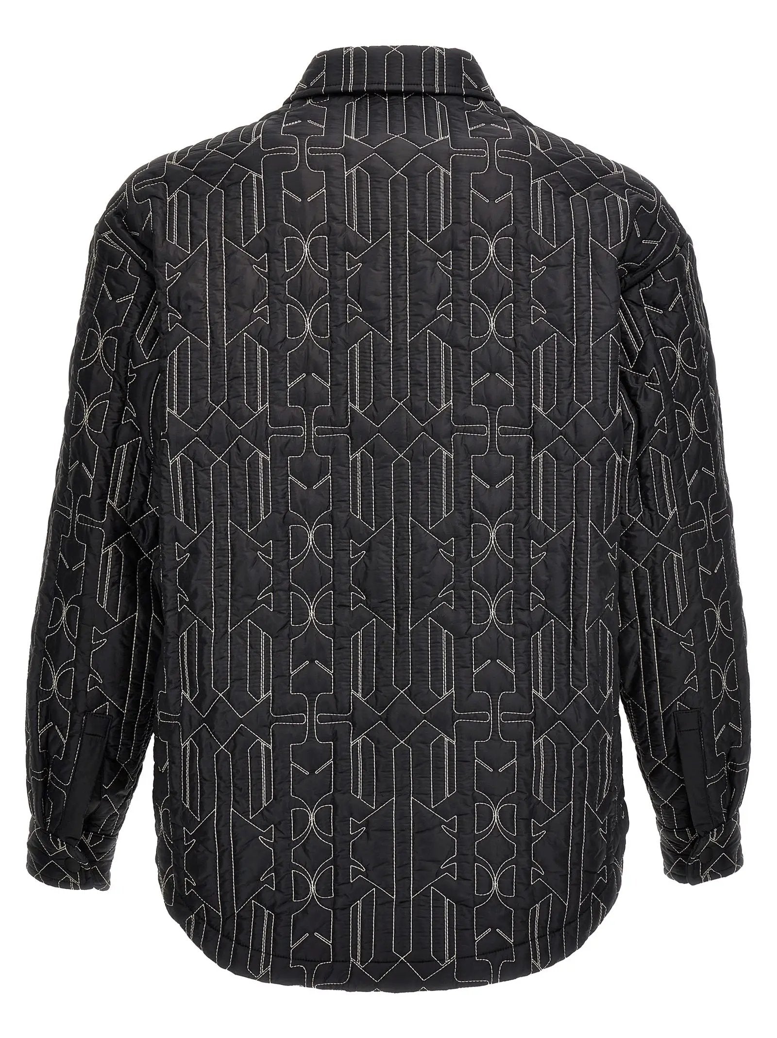 Palm Angels Gray Polyamide Shell Jacket