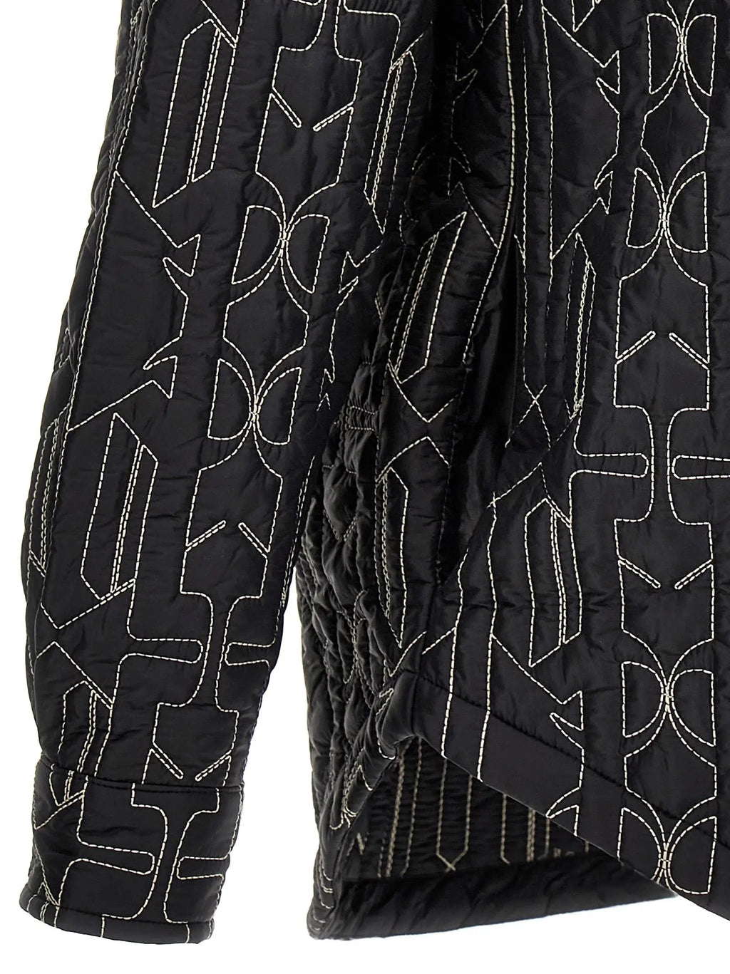 Palm Angels Gray Polyamide Shell Jacket