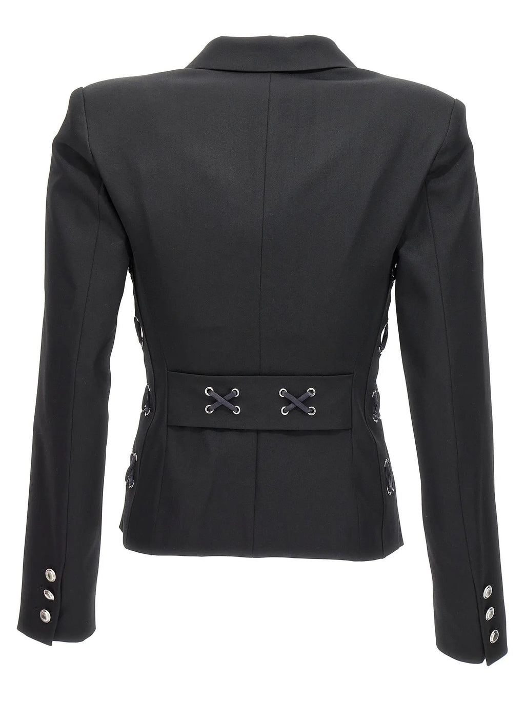 Alessandra Rich Black Wool Blazer