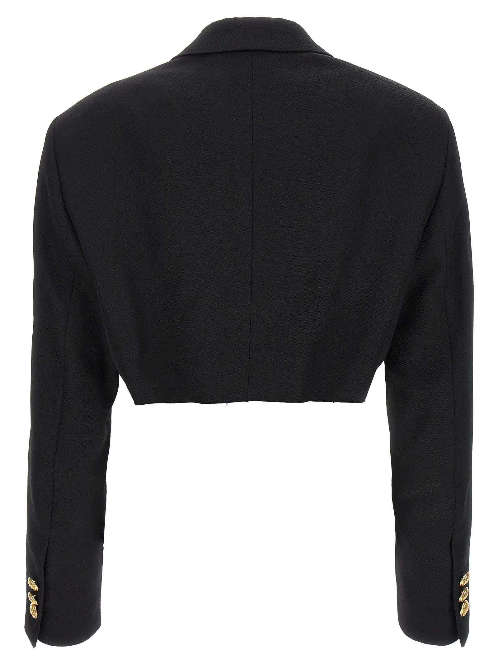Palm Angels Black Polyester Blazer