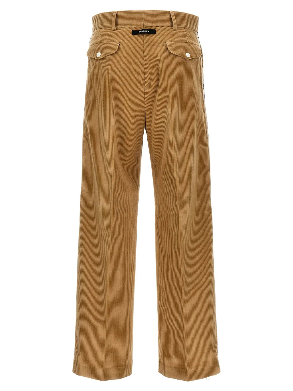 Palm Angels Beige Cotton Casual Pants