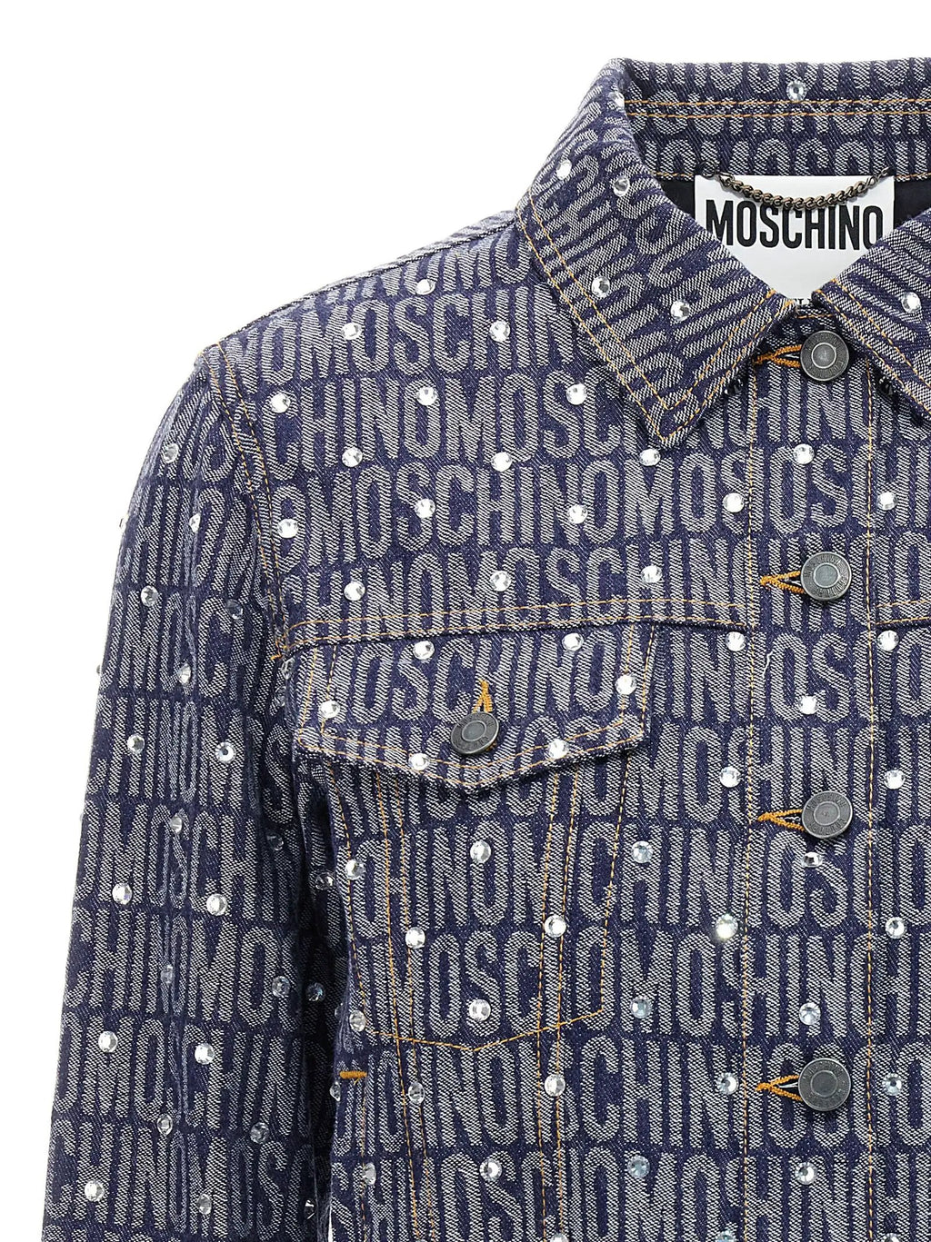 Moschino Blue Cotton Denim Jacket
