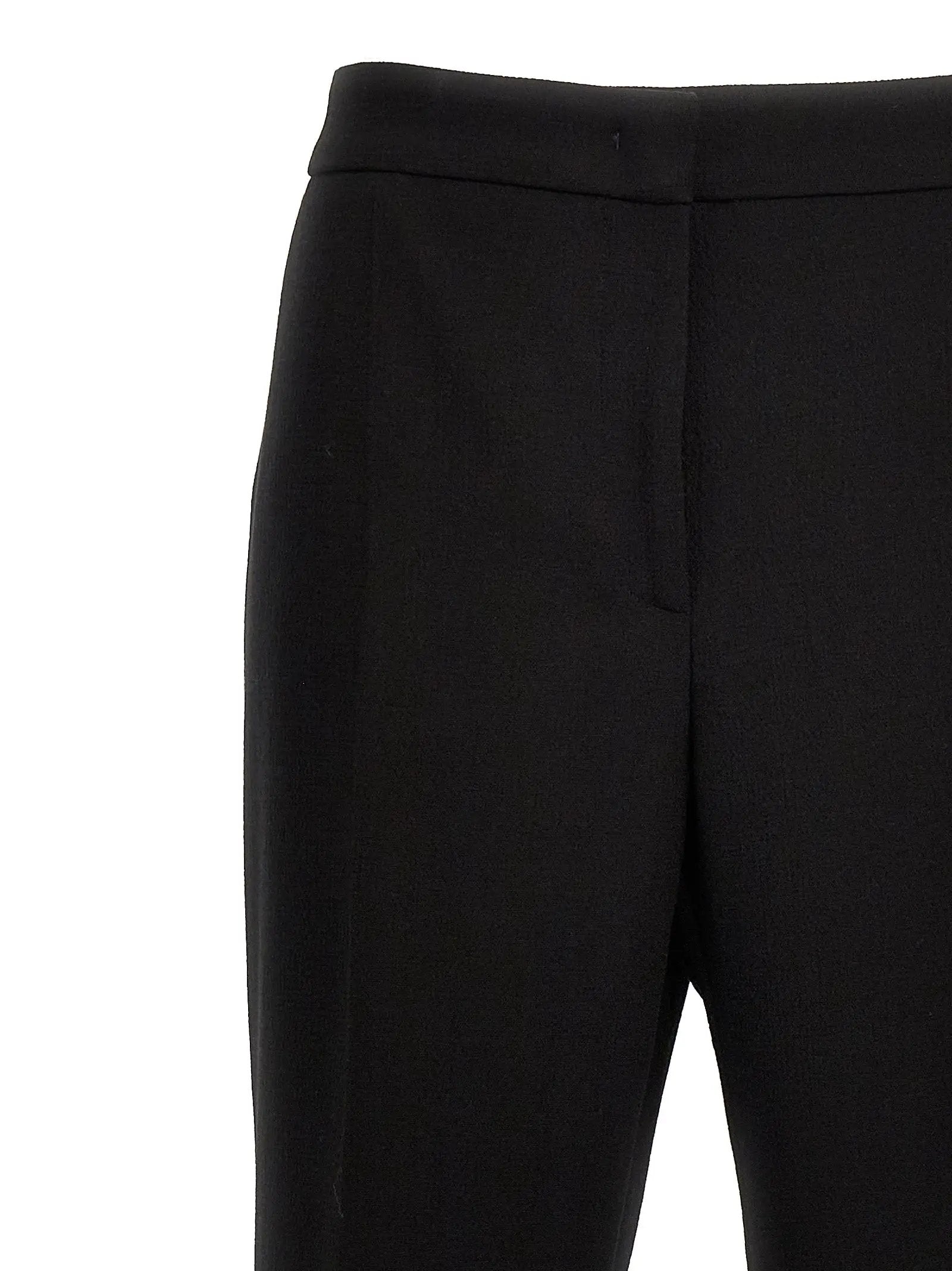 Moschino Black Viscose Dress Pants